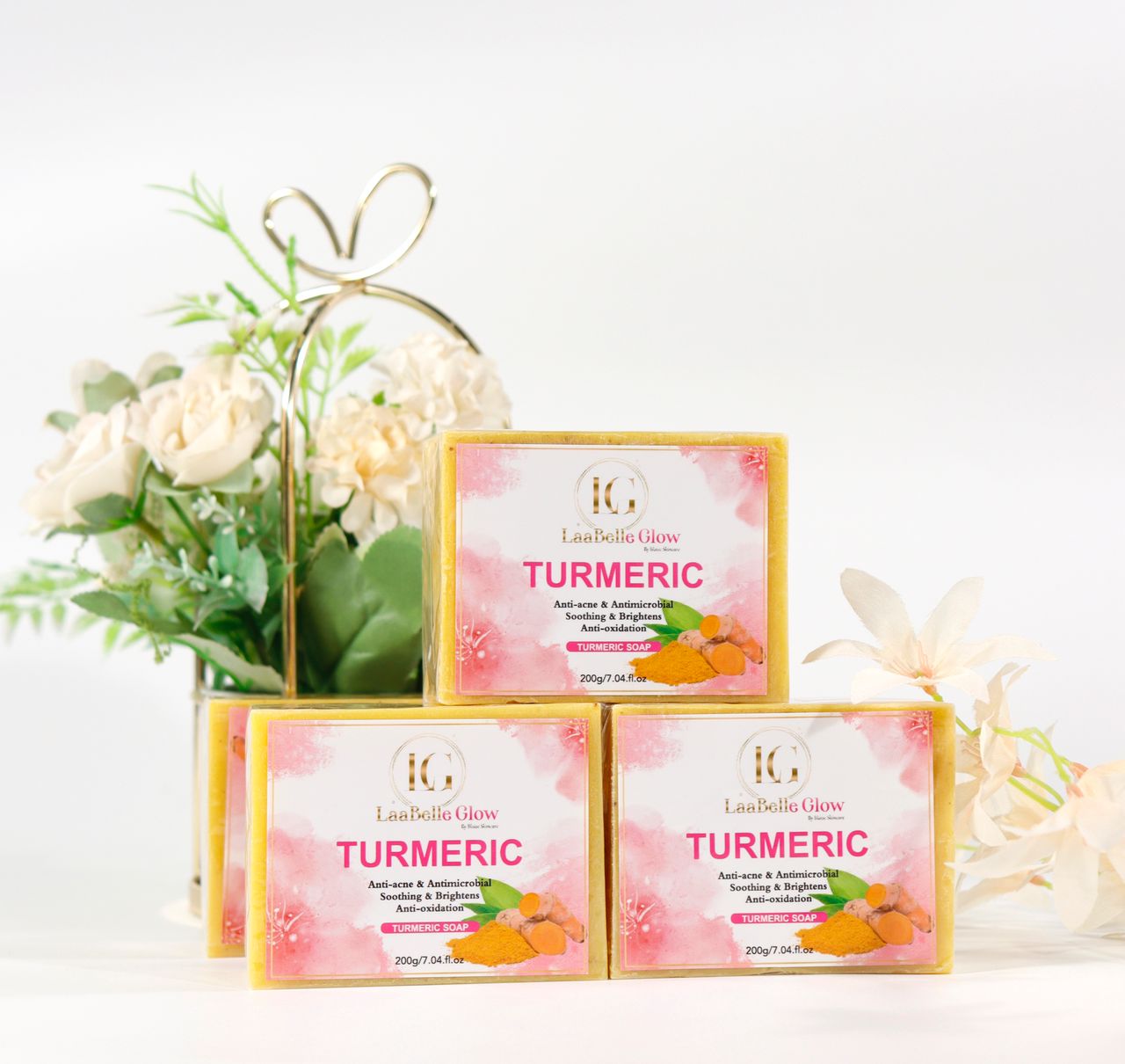 Turmeric face and body soap