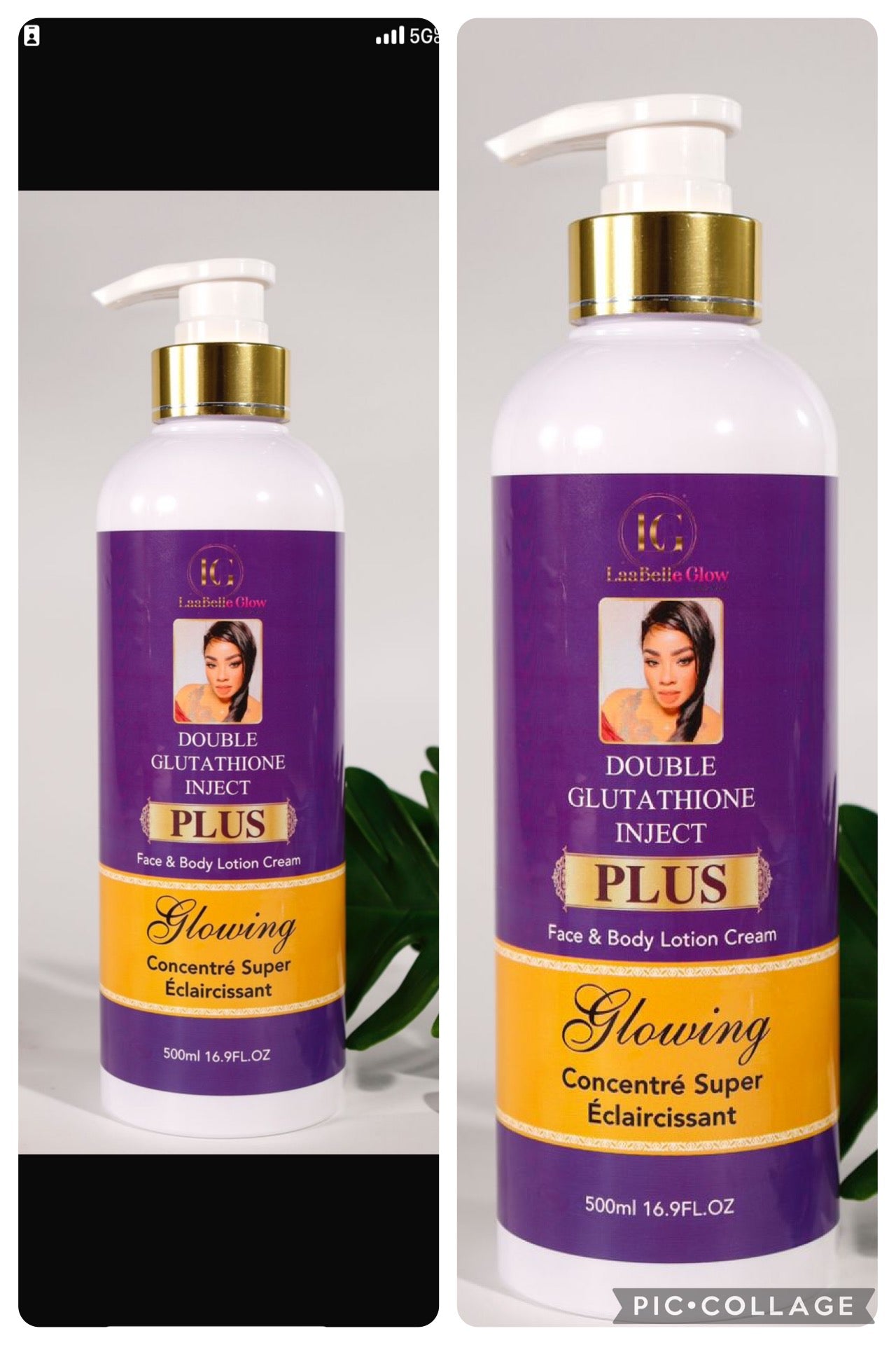 Body whitening lotion