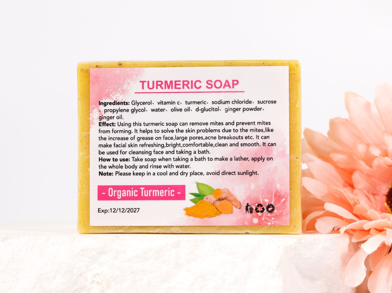 Turmeric face and body soap